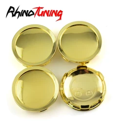 4pcs 75mm 70mm Racing M608 Car Wheel Center Caps For 81310409 Rim No Logo Hub Cover Refits Auto Accessroies Gold