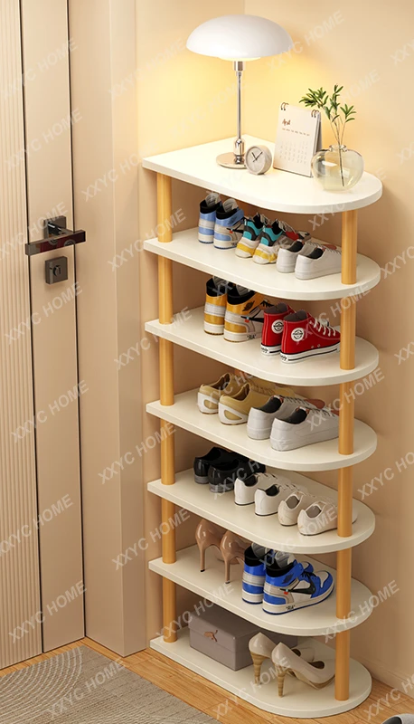 Shoe home entrance multi-storey dormitory simple small narrow entrance door shoe rack storage artifact space saving shoe cabinet