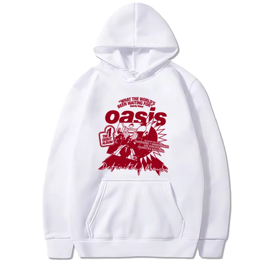 

2025 New in Oasis Rock band Hoodie Men women What The World's Been Waiting For harajuku Sweatshirt Unisex Casual Fleece pullover