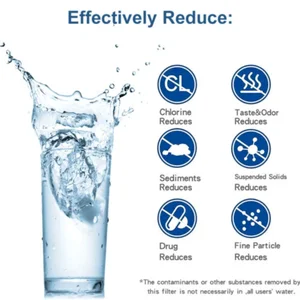 10 Kompatible Substitutionspaket für Samsung DA97-17376B HAF-QIN/EXP RF23M8090SG DA97-08006C RF23M8090S 6 Hauptverkaufsfilter für den Frigidaire -Kühlschrank - №3