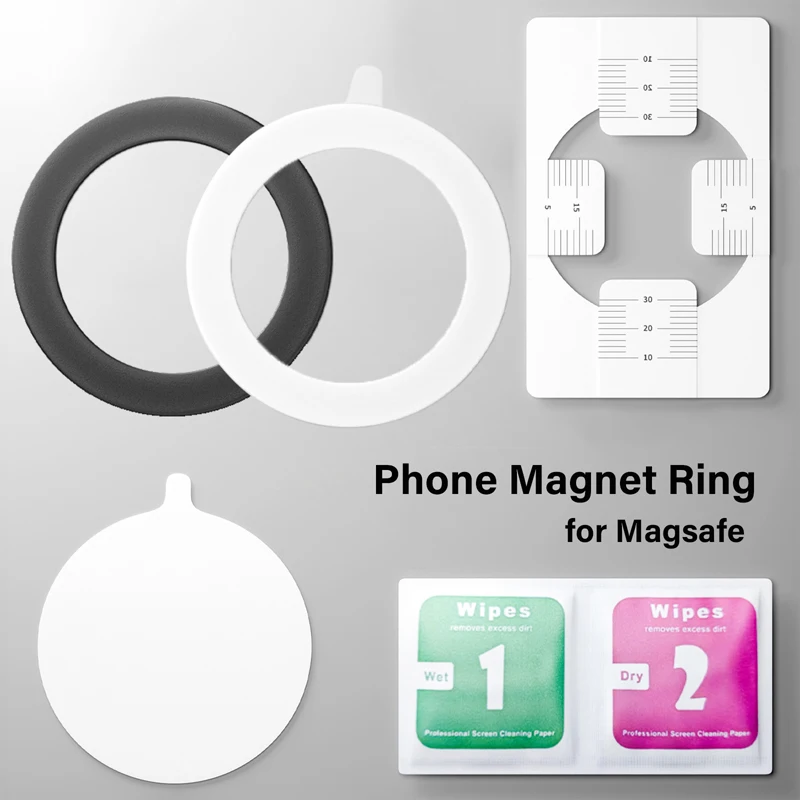 

Ultra-thin Magnetic Ring for iPhone 17 16 Samsung Mobile Phone Magnetic Plate for Magsafe Car Cellphone Sheet for Magnet Holder
