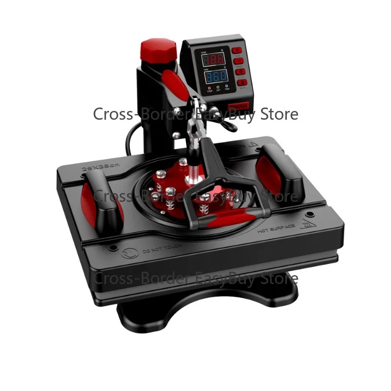 5-in-1 Heat Transfer Printing Machine Hot Stamping Machine for Clothes Manual Small Home Printing Machine for Customized Apparel