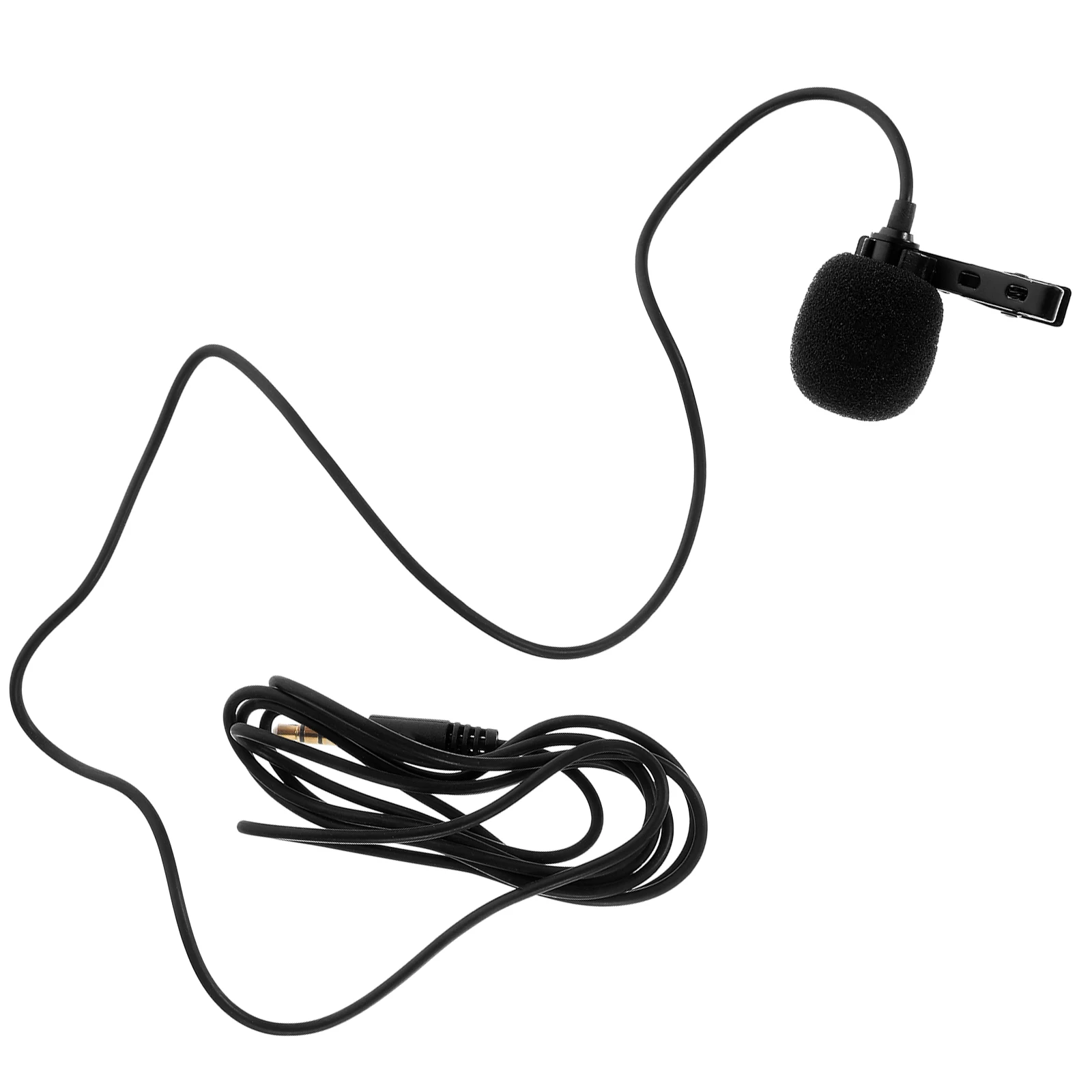 

Upgraded Lavalier Condenser Microphone Plug Omnidirectional Noise Reduction High Sensitivity Recording Mic for Live