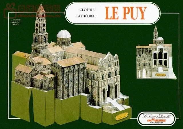 

France Lepi Construction 3D Paper Model DIY Manual