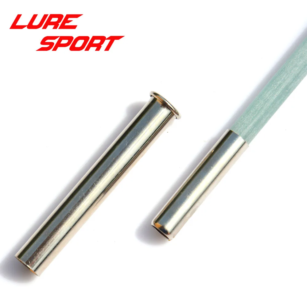 LureSport 5 sets Brass Ferrules Chrome Plated Rod connecting tube Mix Size Rod Building Component Repair Pole DIY Accessory