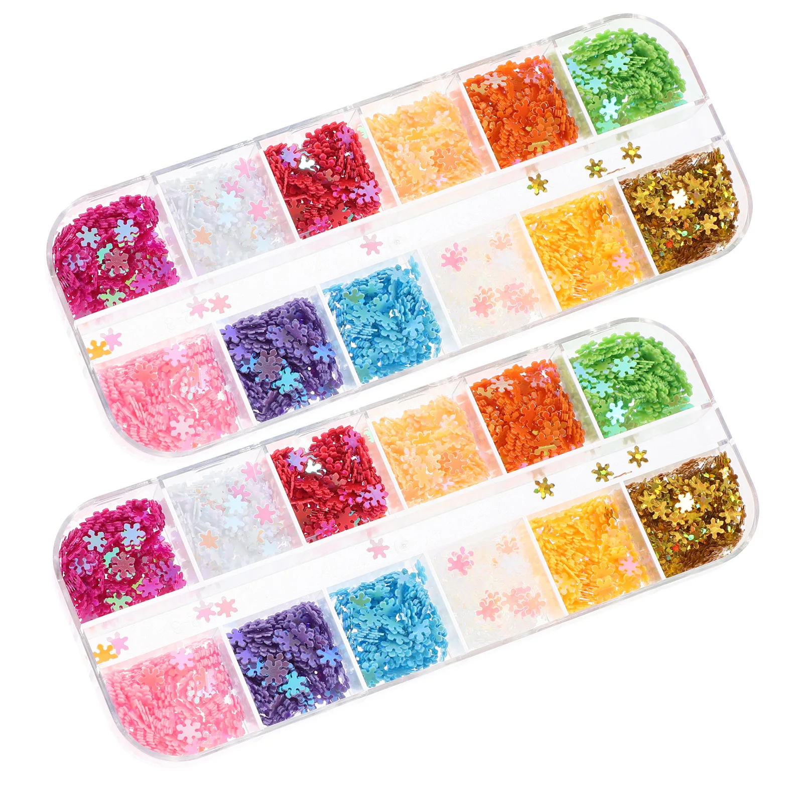 

2 Box Decoration Sequin Nail Art Accessories Manicure Paillette Sequins
