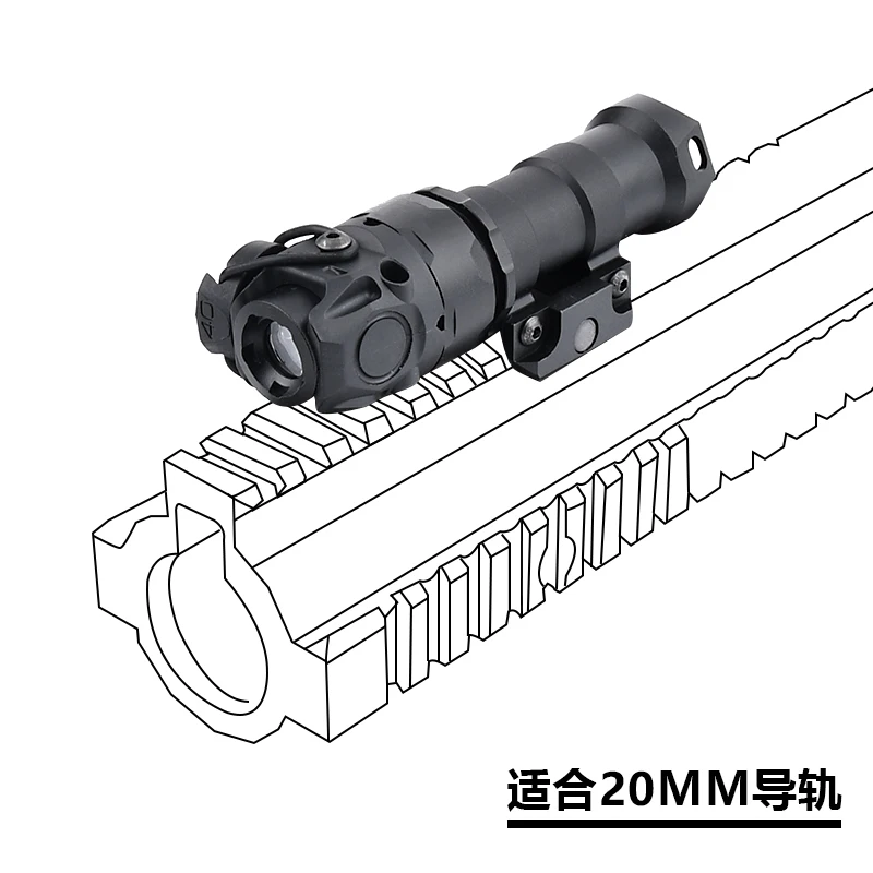 Wadsn KIJI K1 Linterna táctica con iluminación IR, base M-LOK/KeyMod - imagen 3