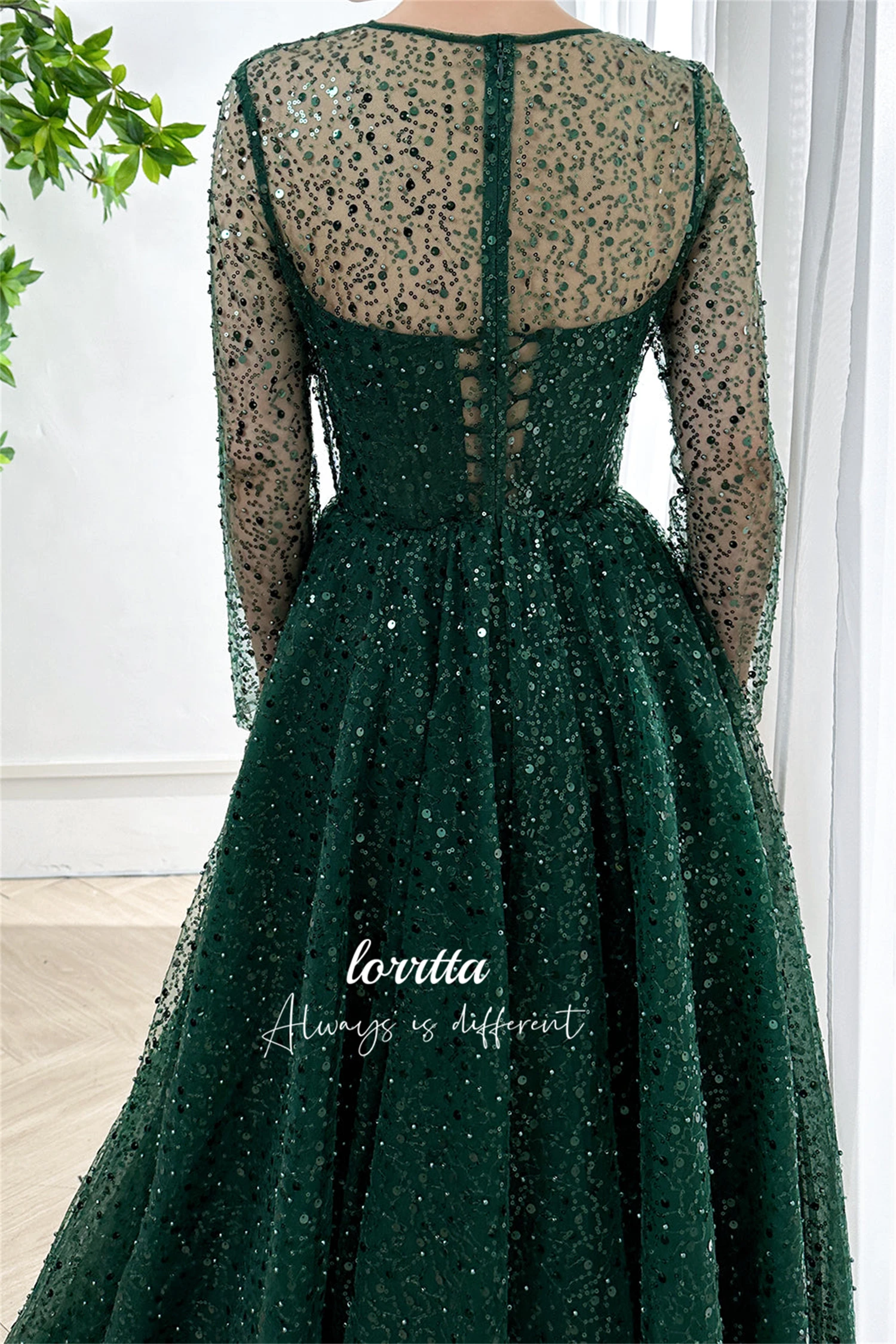 Lorrtta Grace-vestido Formal de noche con cuentas, tela bordada, vestidos de fiesta elegantes para mujer, Gala de graduación de boda de lujo