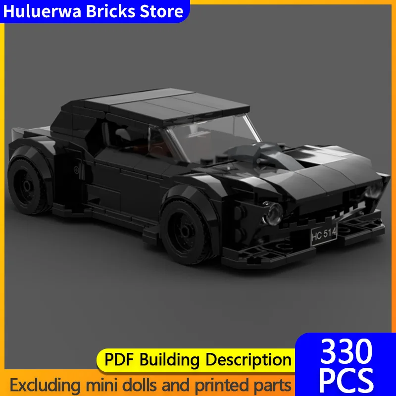 

Speed Racing Car Model MOC Building Bricks Mustang Top Tier Sports Car Modular Technology Children Holiday Gifts Assemble Toys