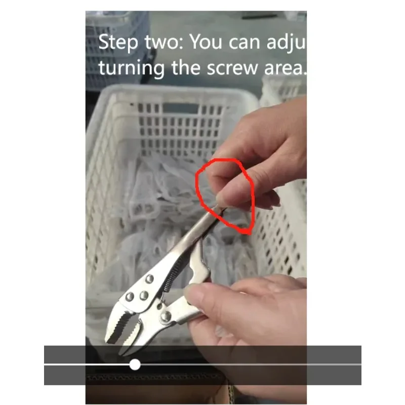 Heavy Duty Locking Pliers Adjustable Metal Face Clamp Multifunctional Pressure Pliers for Woodworking Welding Repairs