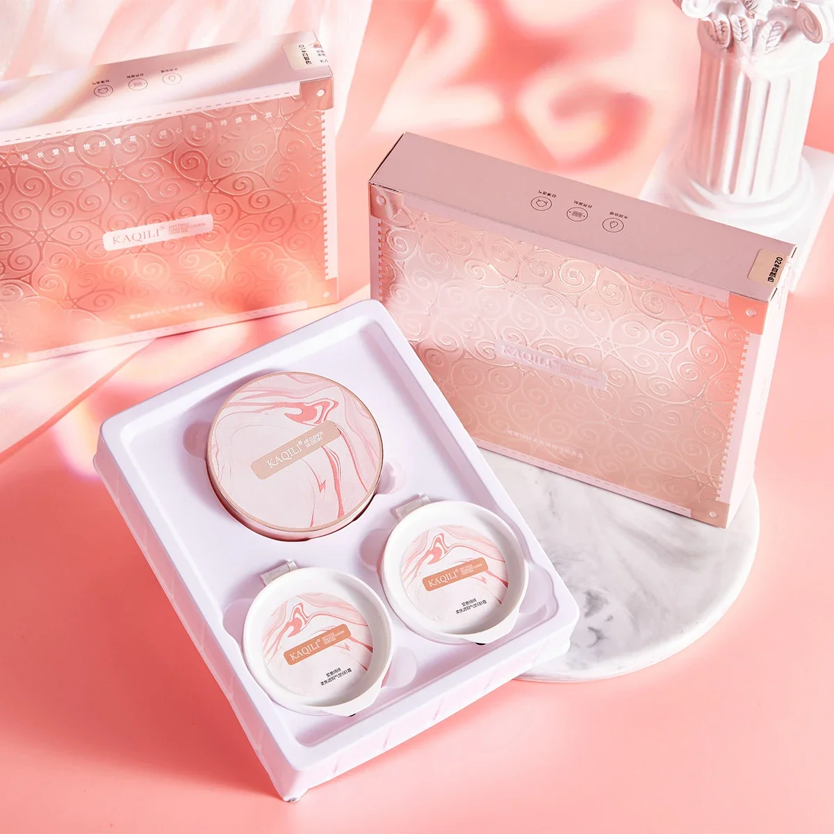 Concealer Air Cushion BB Set Free Replacement Pack Brightening Foundation Hidden Pores Waterproof and Sweatproof Makeup