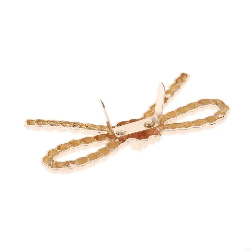 1 قطعة الأجهزة المعدنية Bowknot الأحذية حقيبة الديكور حقائب الكتف حقيبة يد أجزاء Acce