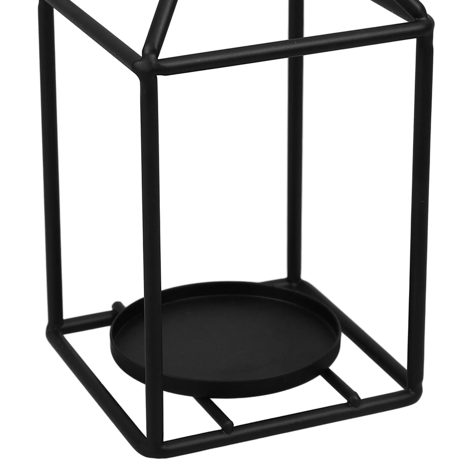 

2 Pcs Candlelight Stand Candlestick Ornament Metal Retro Iron Holder -holder