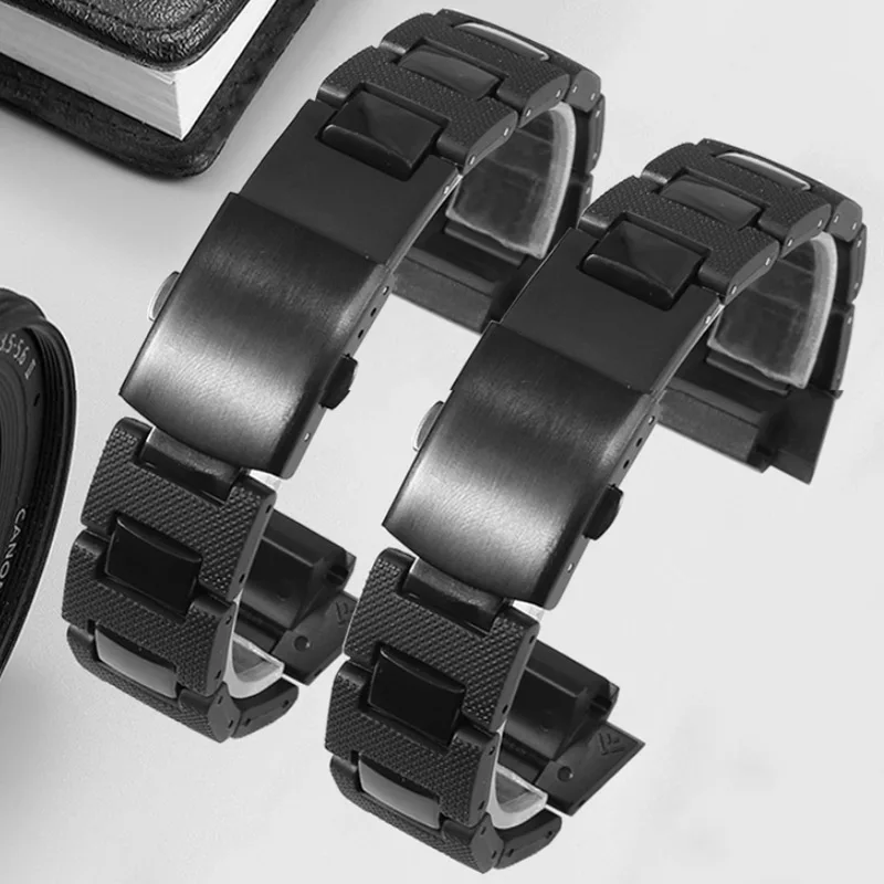 

Пластиковые стальные ремешки для часов Casio G-shock DW-6900 DW5600 GW-M5610 GA2100 GA2110 DW-5600 ремешок высокого качества браслет 16 мм