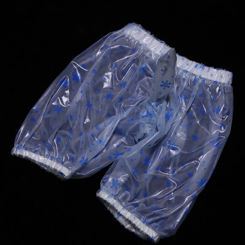 Celana Rafting PVC Halus Mengkilap Tahan Air Film Lembut Transparan Celana Pendek Boxer Enam Titik Fleksibel Tahan Aus untuk Aktivitas Luar Ruangan