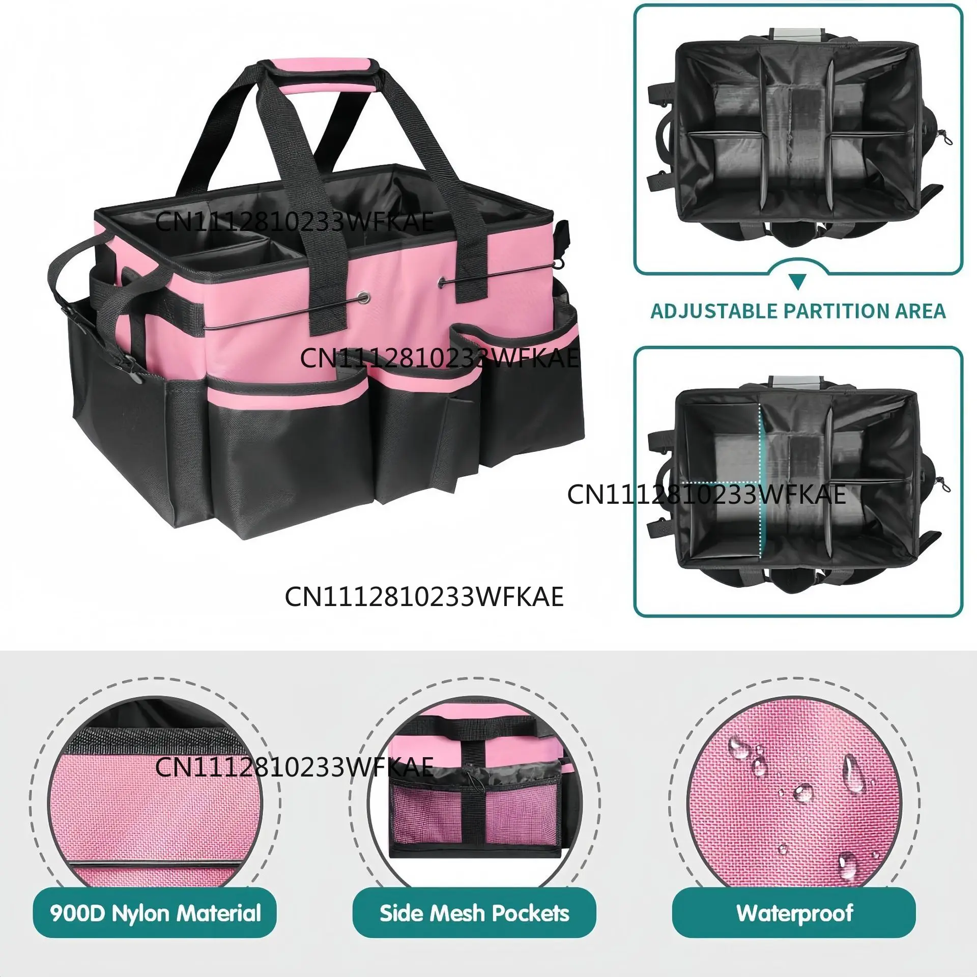 Large Capacity Cleaning Bag Tool Storage Bag Cleaning Handheld Messenger Storage Bag Cleaning Kit