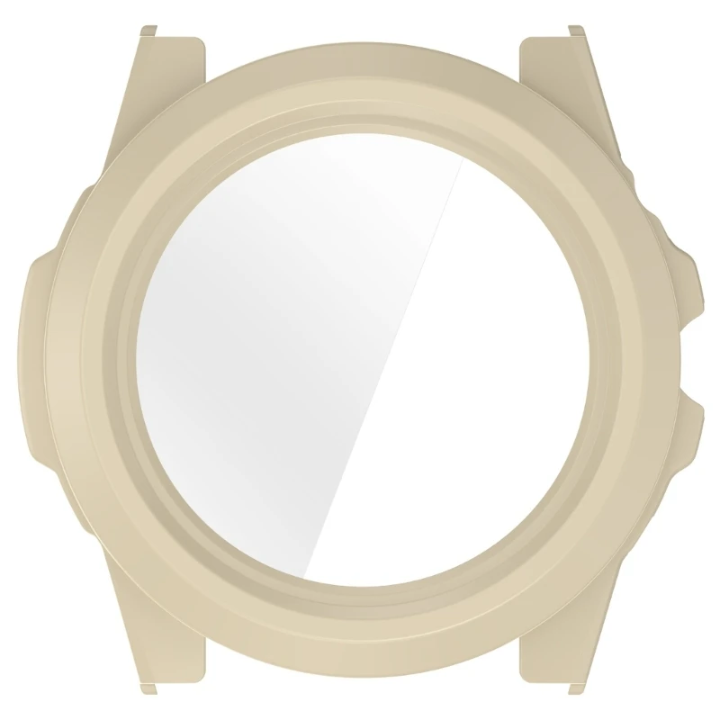 F68B Case Scratch Resistant Skin for Watch Protector Screen Swaterector Shell Frame Smartwatch Housing PC PC Glass Abost