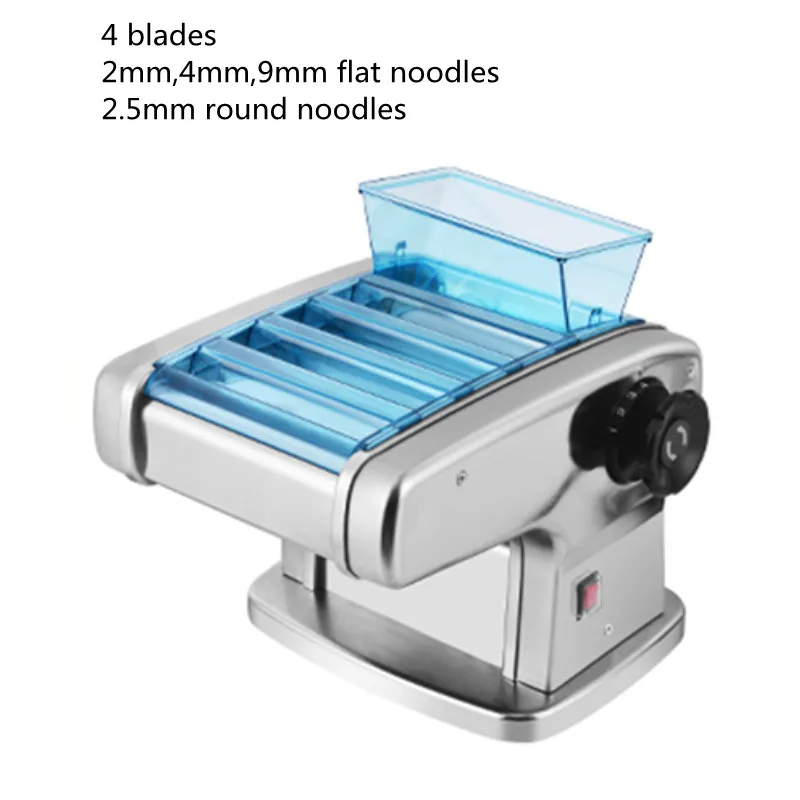 4 blade Household electric stainless steel noodle machine multifunctional automatic dough pressing machine dumpling wrapper