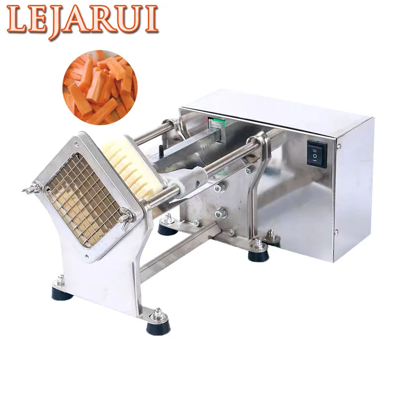 

French Fries Cutter Potato Chip Carrot Cutter Slicer Stainless Steel Vegetable Fruit Shredding Machine Electric Potato Cutter