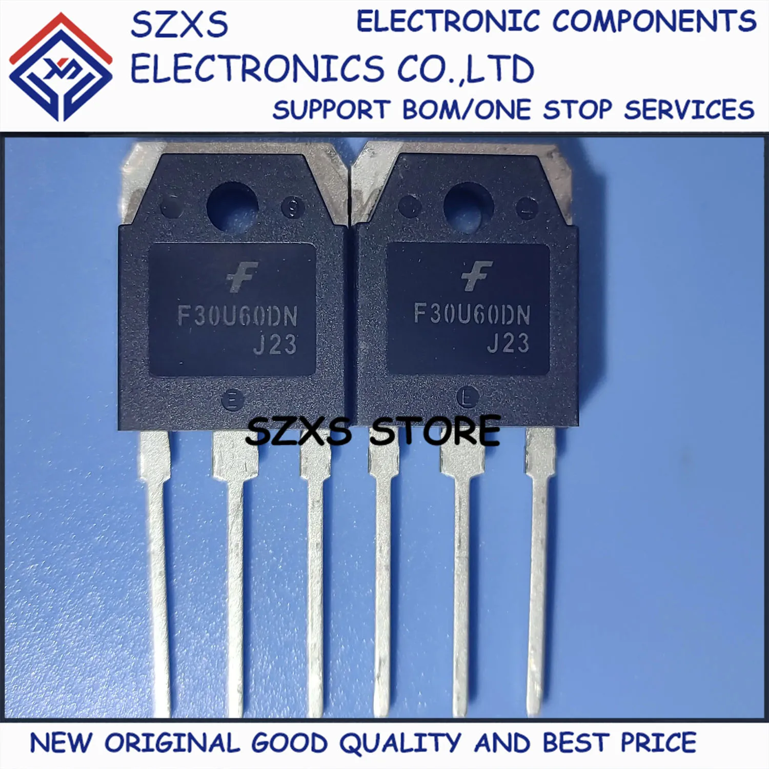 New Original 10Pcs F30U60DN FFA30U60DN TO-3P 600V 30A Fast Recovery Diode In Stock Electronic Components Good Quality