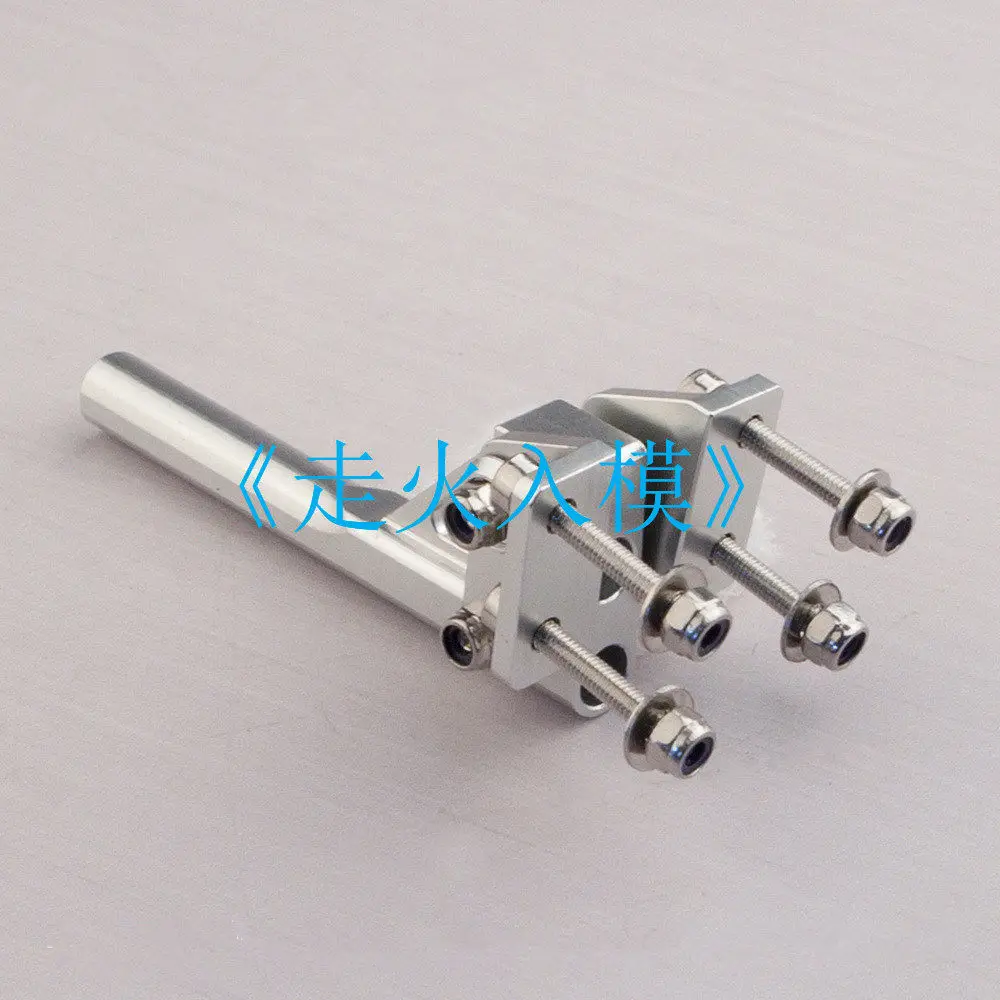 Soporte de tubo de relleno de 4 mm, soporte de eje flexible de 70 mm para barco eléctrico RC sin escobillas, soporte de eje de barco