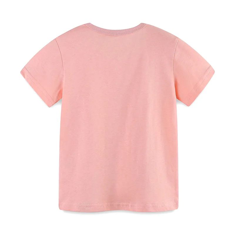 ملابس الأطفال 2025 بلايز الصيف موضة جديدة ملابس الاطفال طفل الفتيات تيز الكرتون الحيوانات تي شيرت القطن