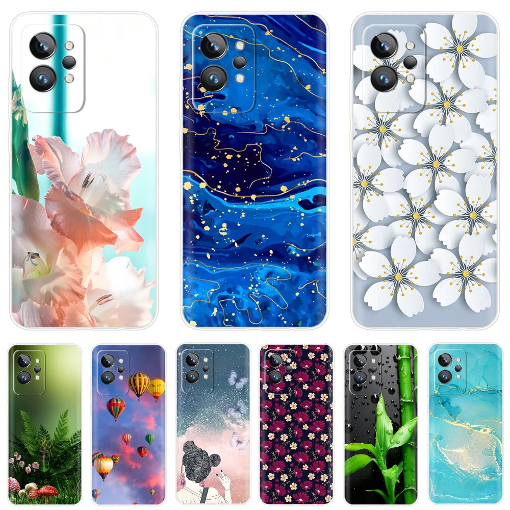 

For Cover Realme GT 2 Pro Case For OPPO Realme GT 2 Pro Cute Painted Cover Silicone Clear Phone Cases For Realme GT 2 GT2 Pro