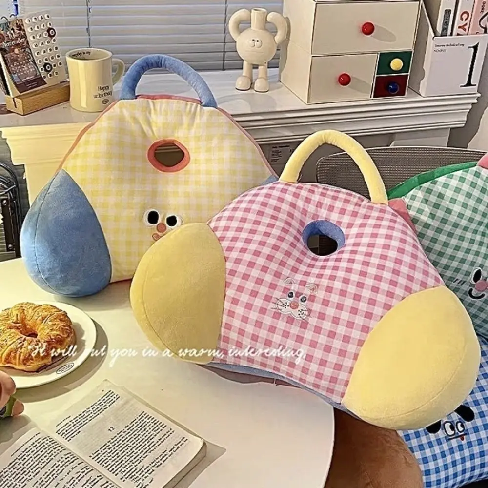 

New Cartoon Pillow Seat Cushion Breathable Rebound Car Seat Pad Ultra Soft Waist Cushion For Long Sitting Lumbar Support