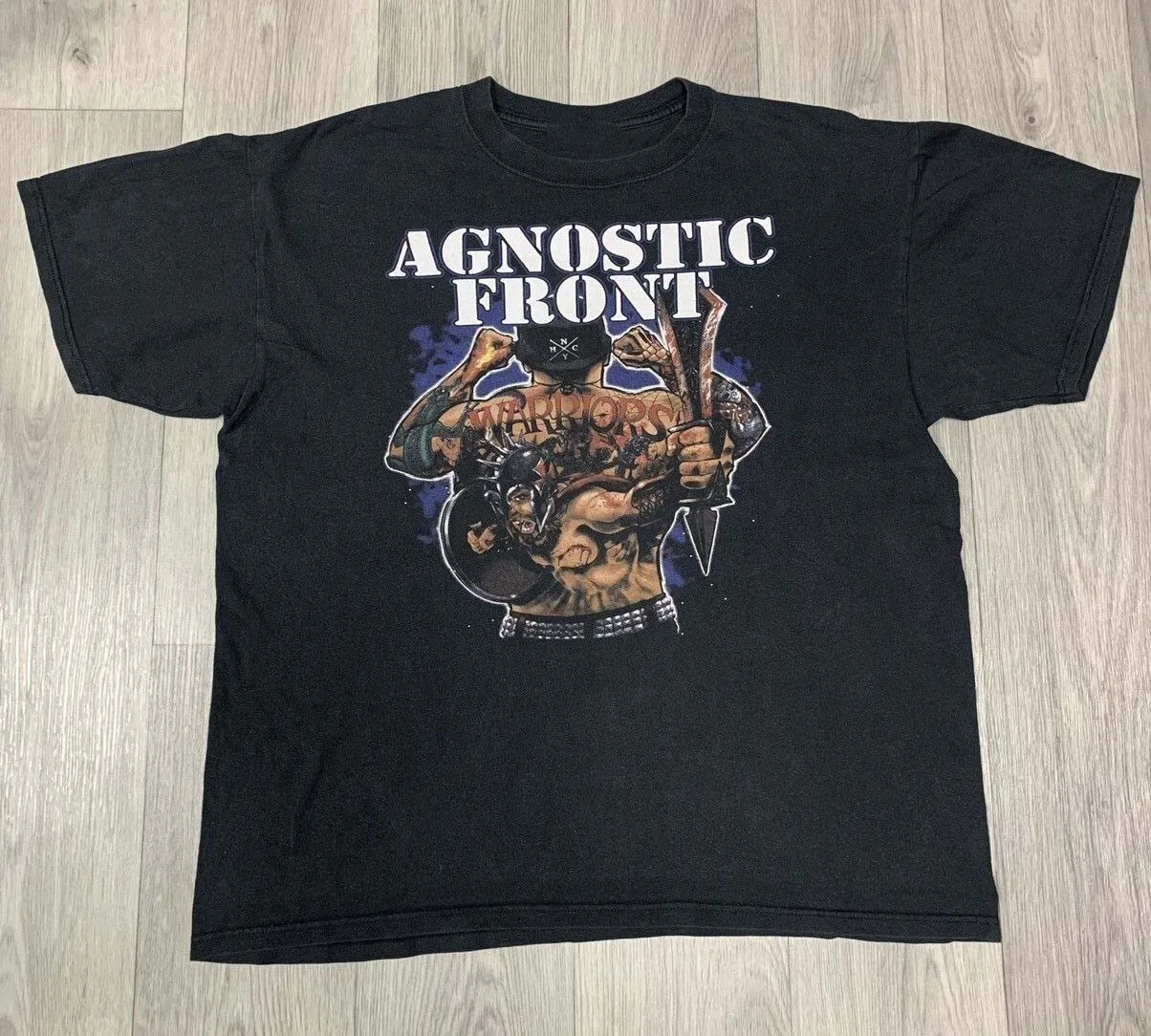 

Merry Christmas Agnostic Front Full Size Cotton Black T-Shirt SG389