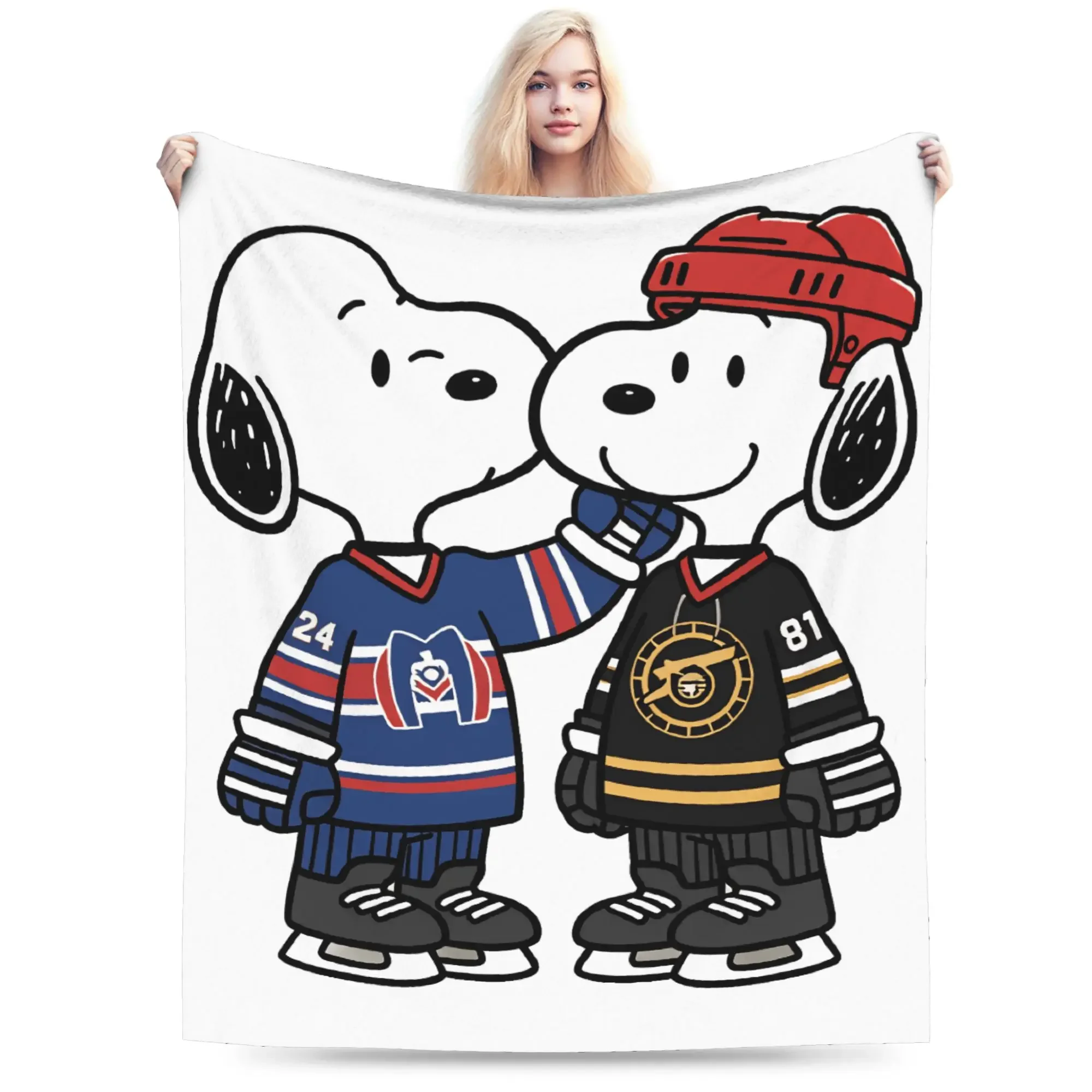 

Hollanov Beagle Puppy Heated Rivalry Flannel Blanket Winter Super Warm Throw Blanket for Boy Girl Couch Chair Funny Bed Cover