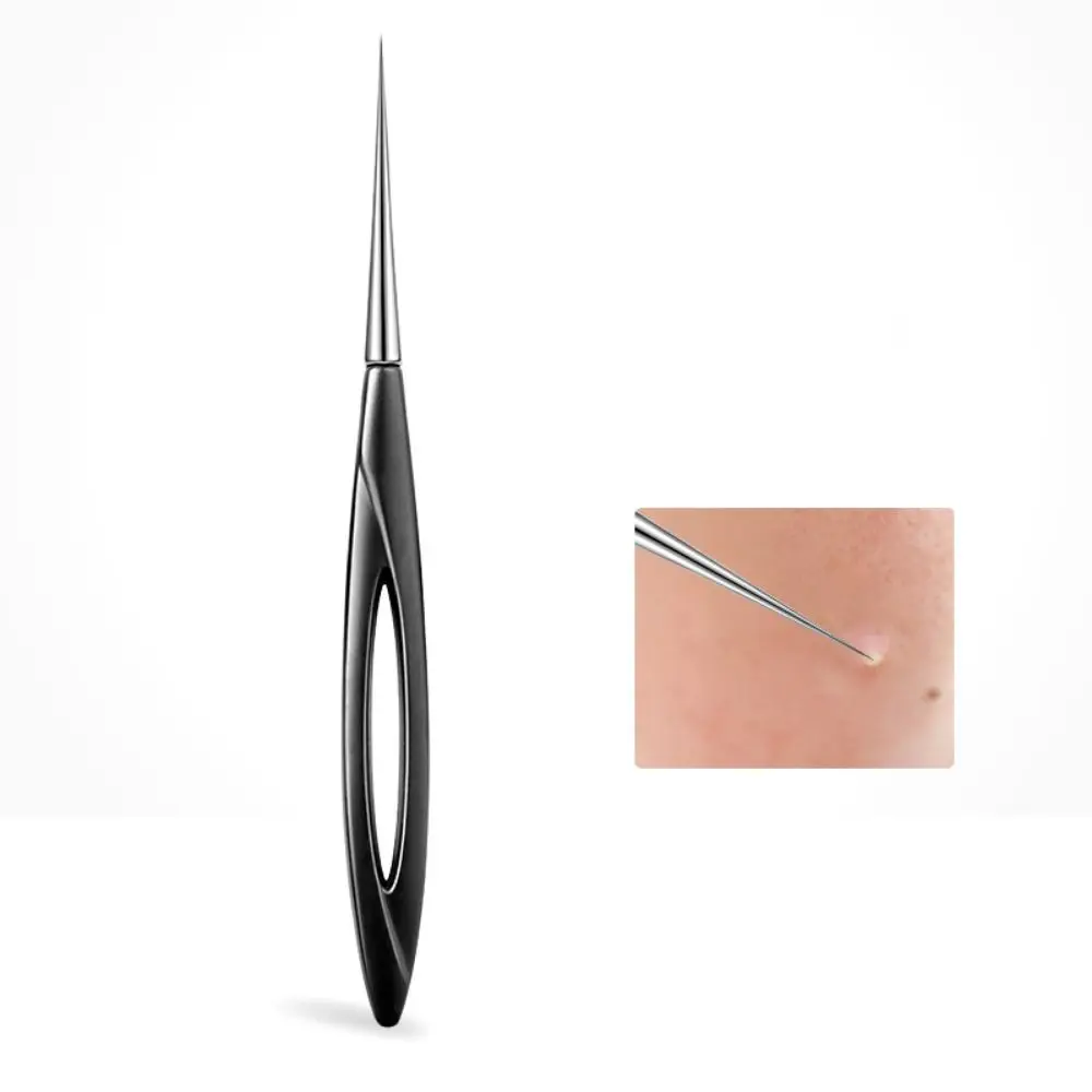 ميليا مقبض مريح العناية بالبشرة أداة الجمال البثور أداة إزالة الصواميل حب الشباب العيب إبرة مزيل الرؤوس السوداء المسام الأنظف الإبر