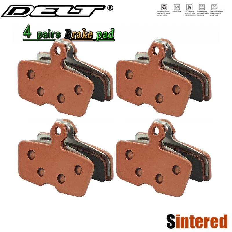 DELT 4 Pair Sintered Bicycle Disc Brake Pads,For SRAM,AVID,Code,R,2011-2014,Mountain MTB E-BIKE Parts