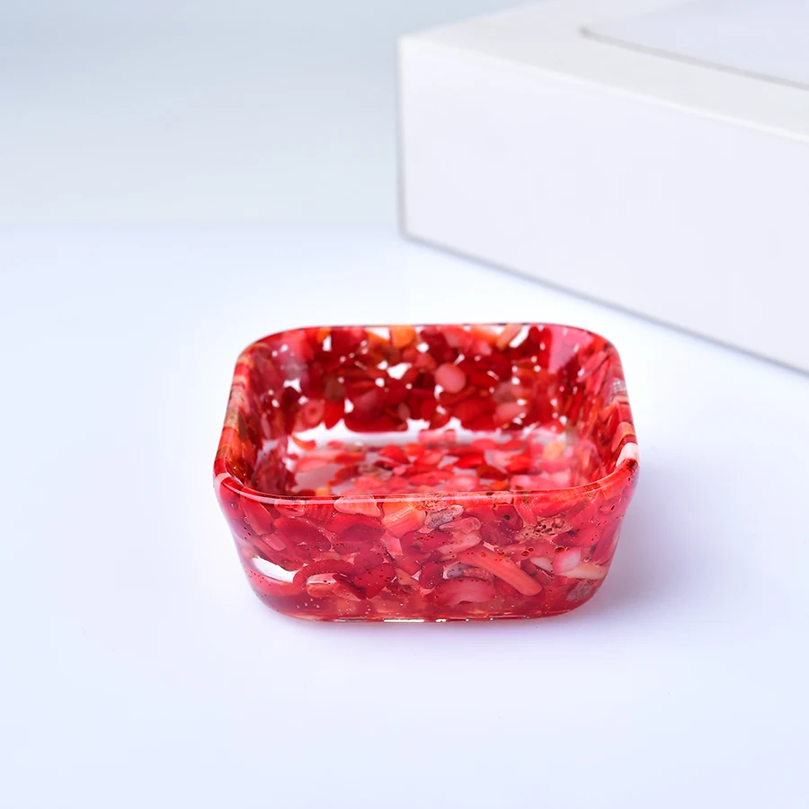 Wholesale Bowls Orgonite Silicone Mould Resin Decor Craft Jewelry Making Mold Natural Crystal Gravel Chakra Home Decor Gifts 1PC