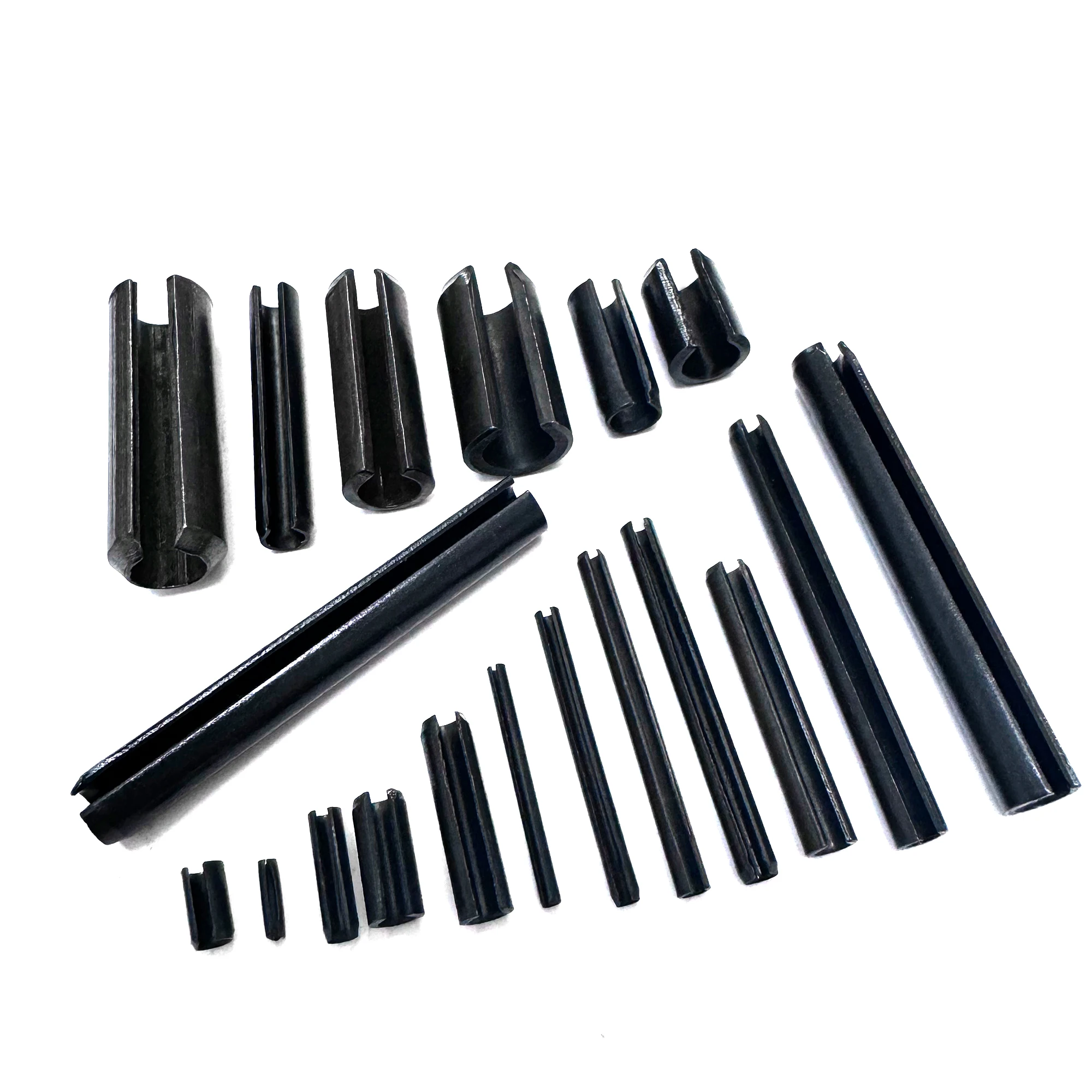 435pcs/385pcs Slotted Spring Dowel Tension Roll Pins Assortment Kit M1.5 M2 M2.5 M3 M4 M5 M6 pring-Type Straight  Pins