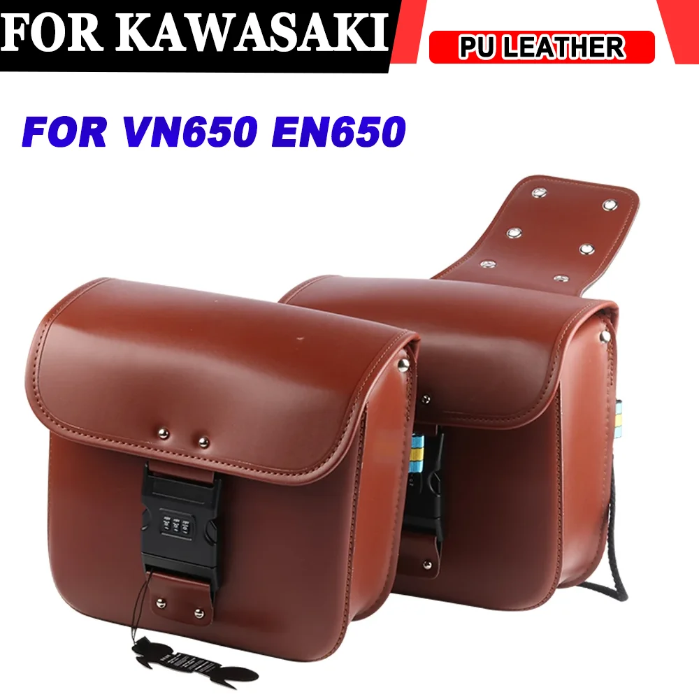 

Motorcycle Accessories Side Bag Luggage Saddle Bag Tool Storage Bag For Kawasaki Vulcan S 650 VN650 EN650 800 VN800 900 VN900