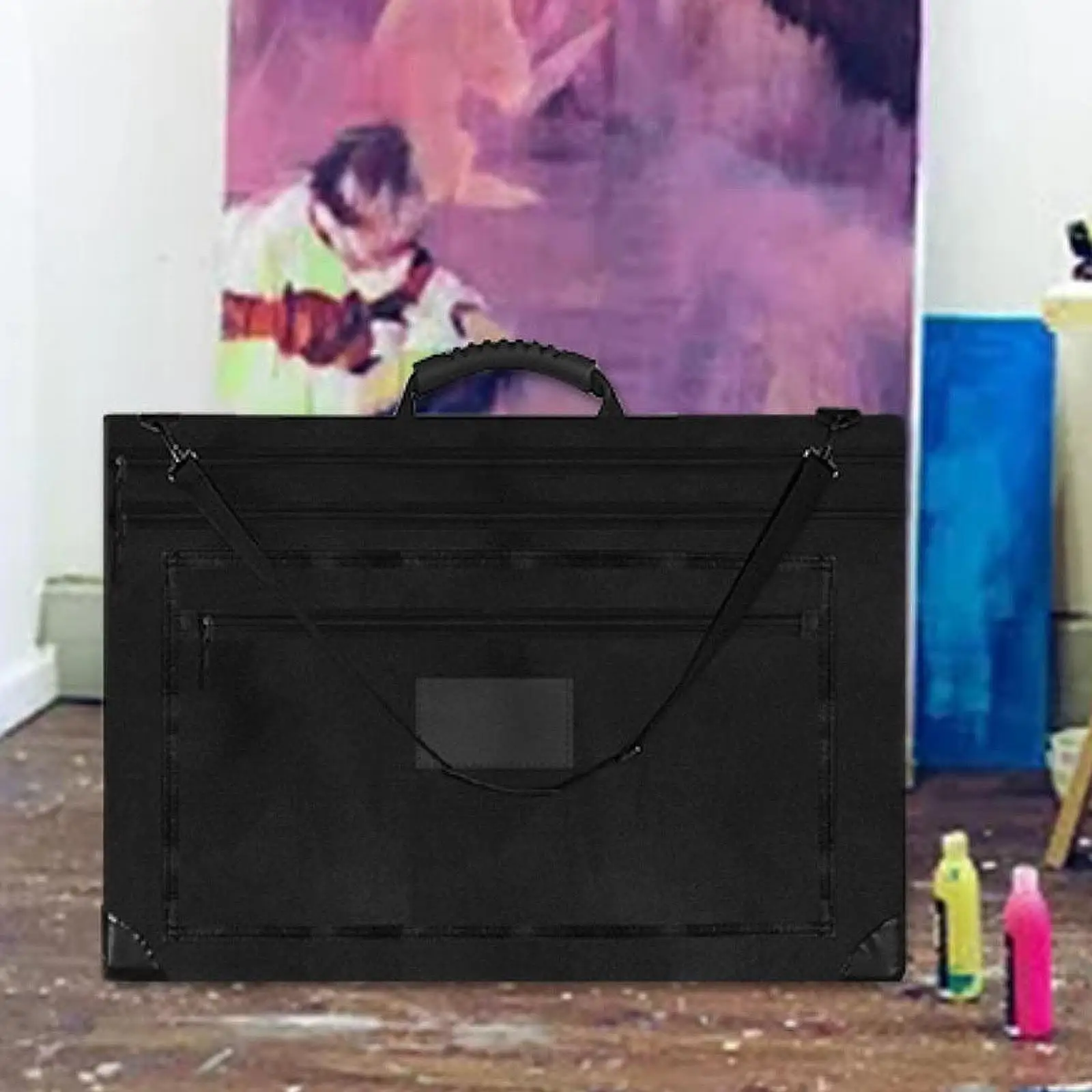 

Художественное портфолио, сумка для переноски художественных принадлежностей, сумка для документов, органайзер для файлов, сумка для эскизов для календарей, плакатов, организация красок