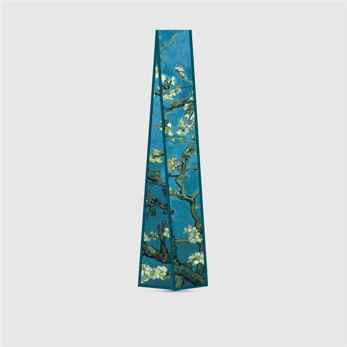 Van Gogh Oil Painting Scarf New Scarf Women Bag Hair Skinny Silk Scarves Design Foulard Neckerchief Headband For Ladies