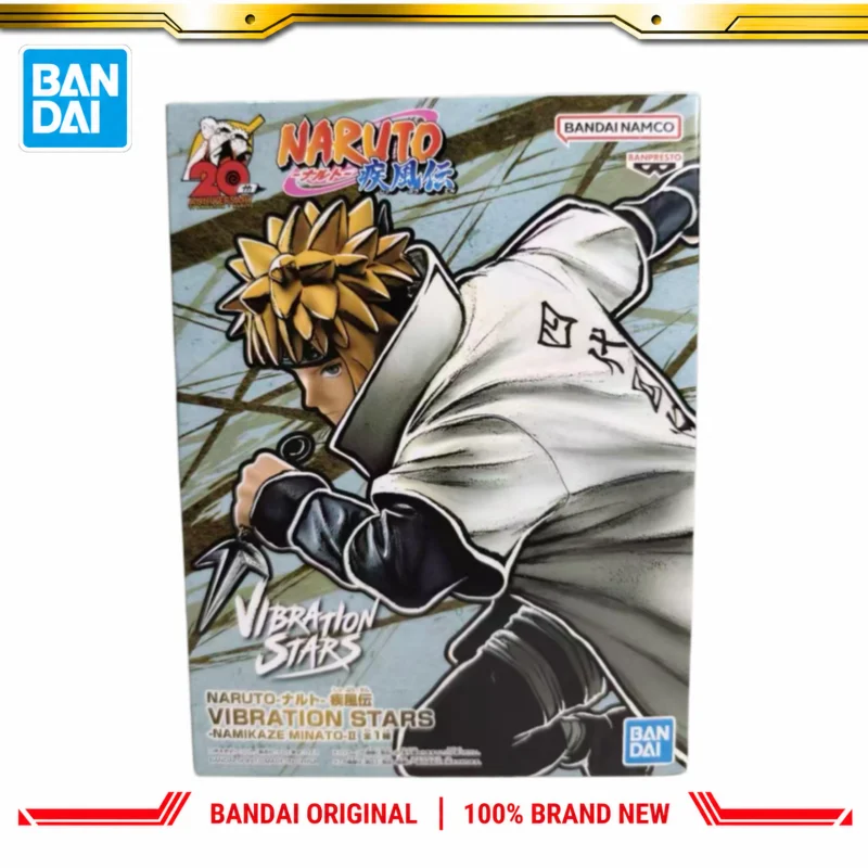 

In Stock Bandai Original Banpresto Naruto Namikaze Minato Action Figure Model Doll Brand New Boxed Anime Characters Toys Model