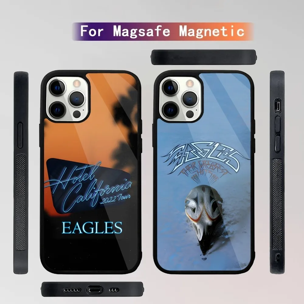 Band E-Eagles  Phone Case For iPhone 15,14,13,12,11,Plus,Pro,Max Mini Magsafe Magnetic Wireless Charging