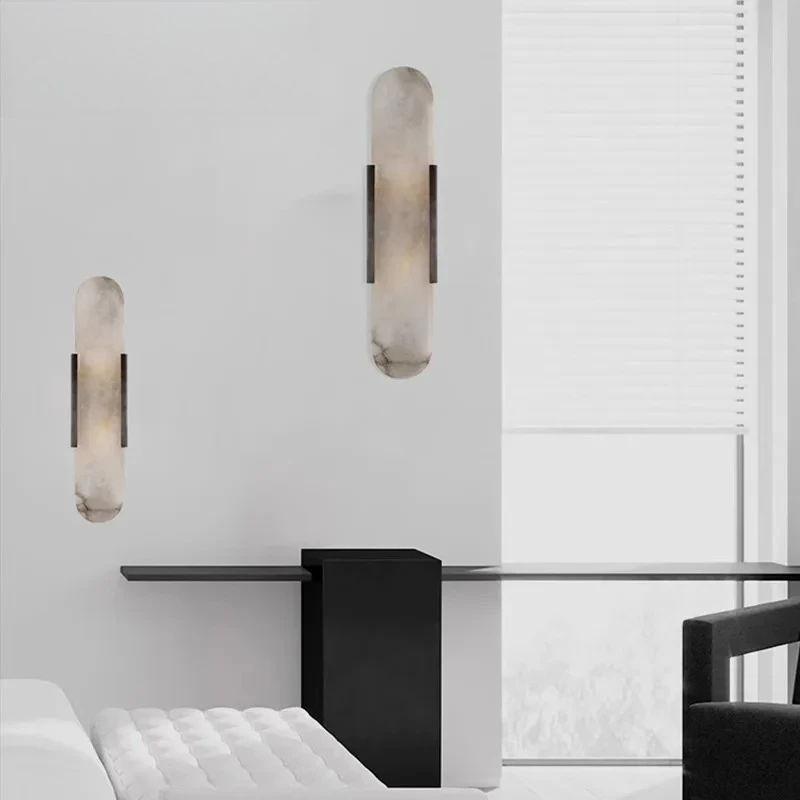 

Cloud stone wall lamp, bedside high-end sensory lamp, post-modern living room background wall, foyer corridor atmosphere lamp
