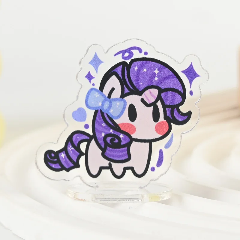 Cute MY LITTLE PONY Mini Plaque for Desk Decoration kawaii  Mini Stand