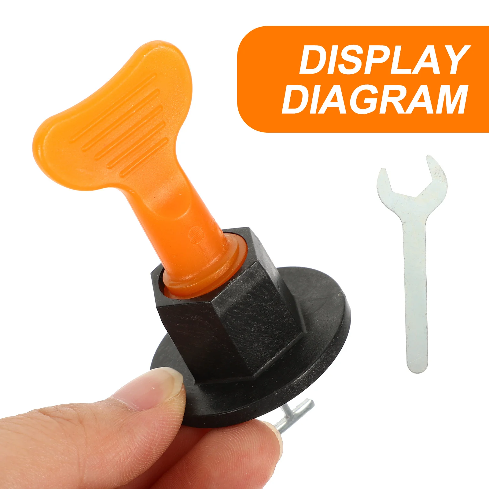 

50 set Leveling System Reusable Ceramic Tile Spacers No Tool Required Easy Remove Fast Install Wear Resistant Tile Installation