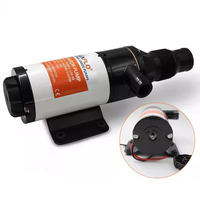 SEAFLO 01Series Macerator Waste Water Pump 12V/24V 12 GPM Anti-Clog Feature for RV Boat Marine Trailer Toilet Sewer