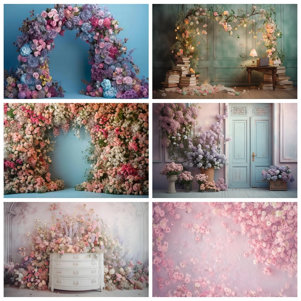 

Abstract floral photography background spring landscape newborn baby birthday wedding portrait background decoration photo stud