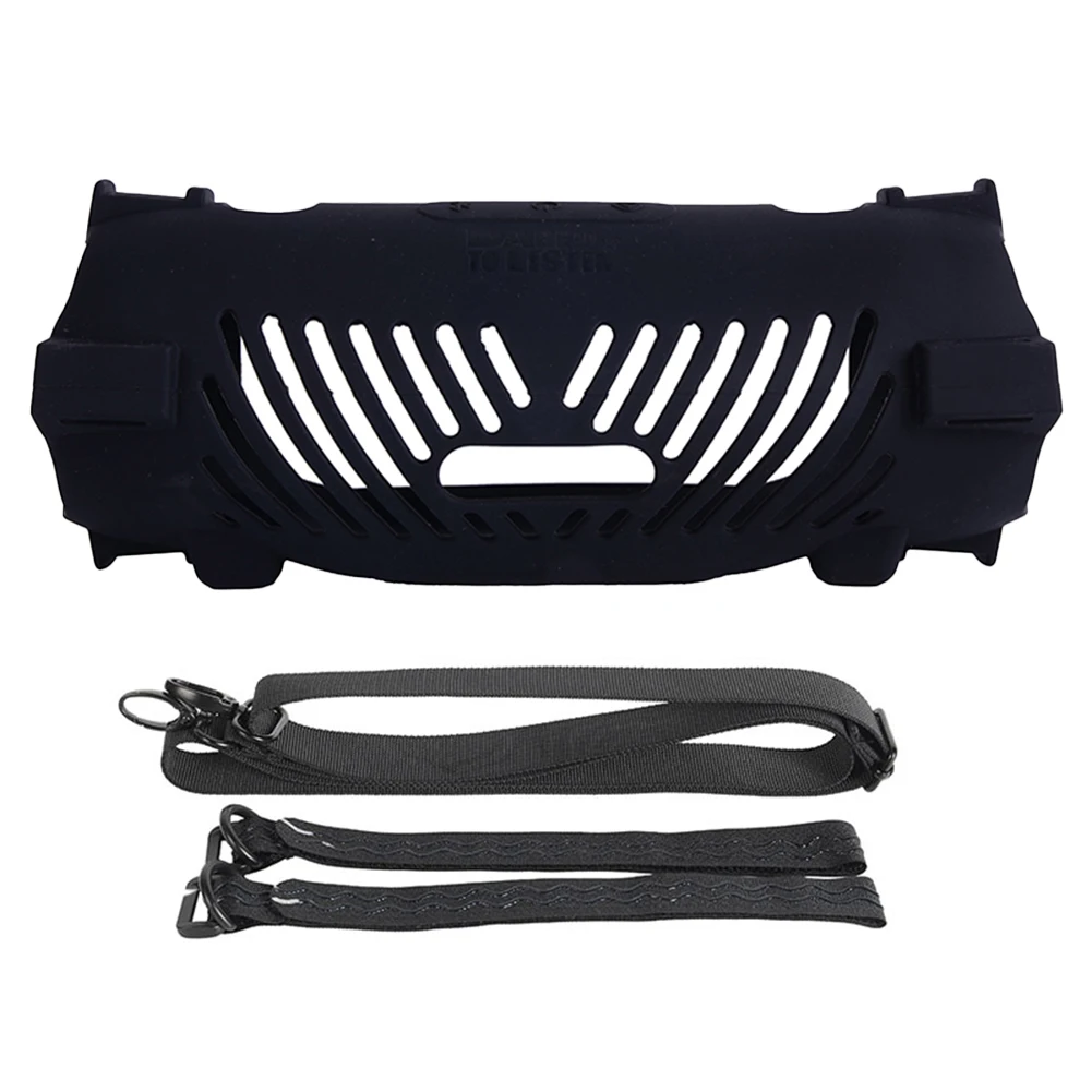 

Silicone Cover For JBL Charge 6 Speaker Shockproof Protection Carrying Case With Shoulder Strap For Travel Speaker Accessories