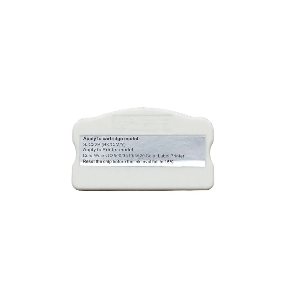 

SJIC22P Ink Cartridge Chip Resetter For Epson TM-C3500 TM-C3510 TM-C3520 C3500 C3510 C3520 printer