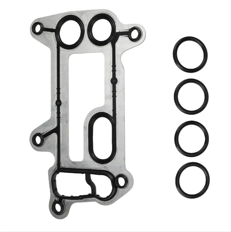 

11427802114 New Aluminum Alloy Oil Filter Housing Seal Gasket Kits For BMW 2.0 D N47 E60 E61 E83 E87 E90 E84 N47 Engine