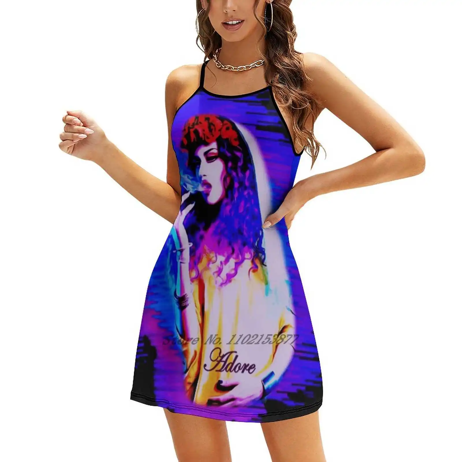 Adore Blue Loose Pocket Dress Print Short Sleeve Dresses Multiple styles Adore Delano Rupauls Drag Race Rupaul Drag Queen