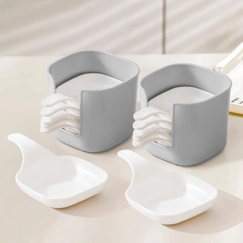 

Rog-eyDipping Plate Set with Storage Box Mini Home Kitchen Seasoning Sauce Bowl Restaurant Home Kitchen