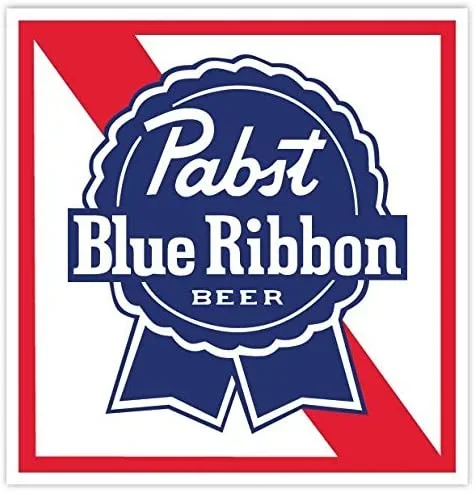 

For PABST BLUE RIBBON Beer Vinyl Sticker Decal Car Bumper Laptop Toolbox